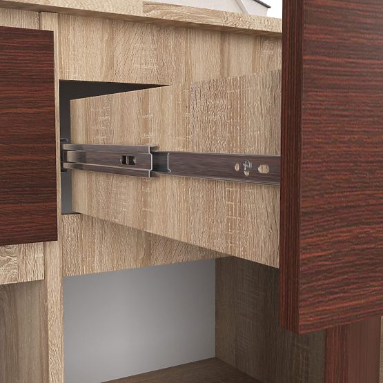 COMODĂ K140 3D 3SZ CLP PK SONOMA / WENGE