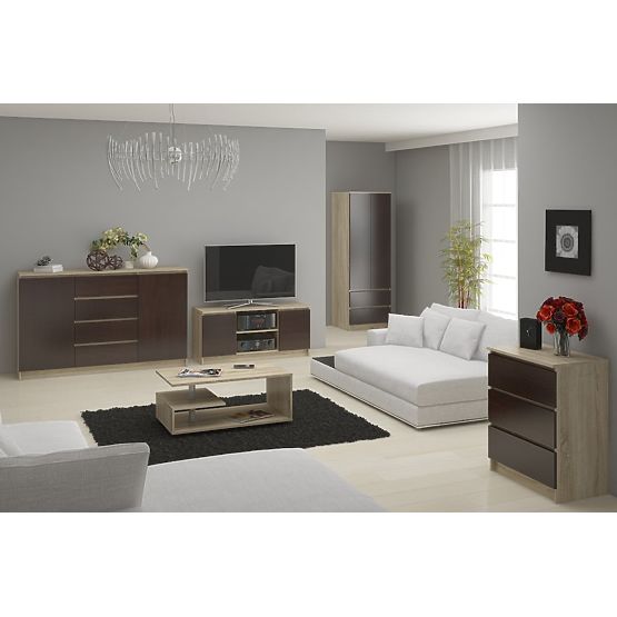 COMODĂ K140 3D 3SZ CLP PK SONOMA / WENGE