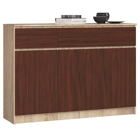 COMODĂ K140 3D 3SZ CLP PK SONOMA / WENGE
