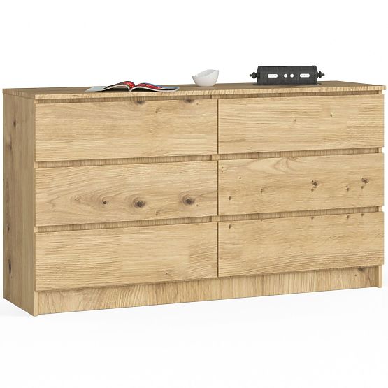 COMODĂ K140 6SZ CLP STEJAR ARTISAN
