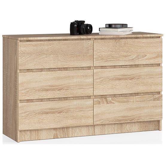 COMODĂ K140 6SZ CLP STEJAR SONOMA
