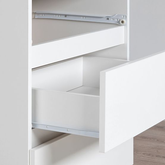 COMODĂ K140 8SZ CLP PK ALBĂ