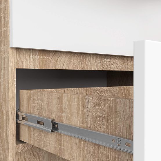 COMODĂ K140 8SZ CLP PK SONOMA / ALB