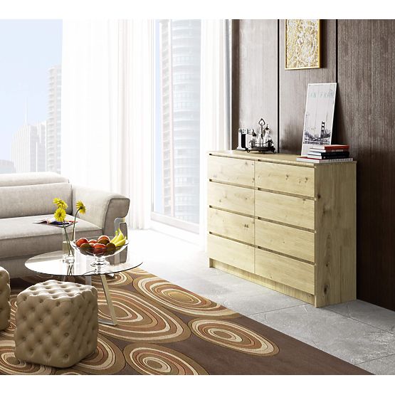 COMODĂ K140 8SZ CLP STEJAR ARTISAN