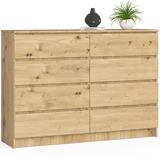 COMODĂ K140 8SZ CLP STEJAR ARTISAN