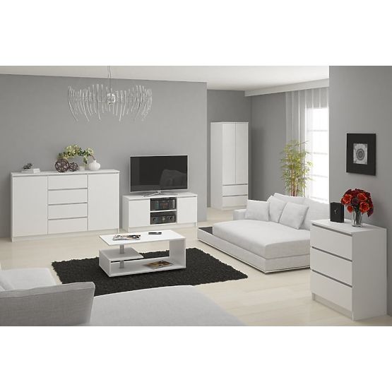 COMODĂ K160 10SZ CLP PK ALBĂ