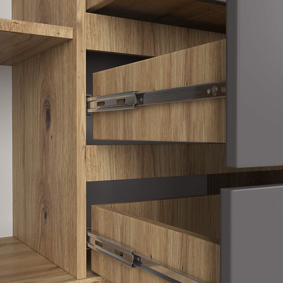 COMODĂ K160 2U 4S CLP PK ARTISAN / GRI