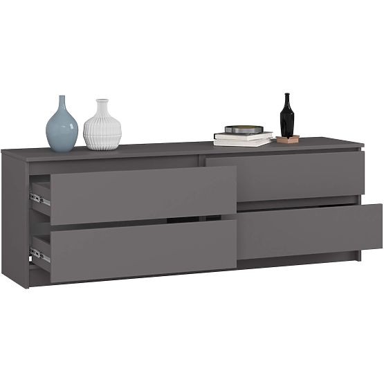 COMODĂ K160 4SZ CLP PK GRAFITE GRI