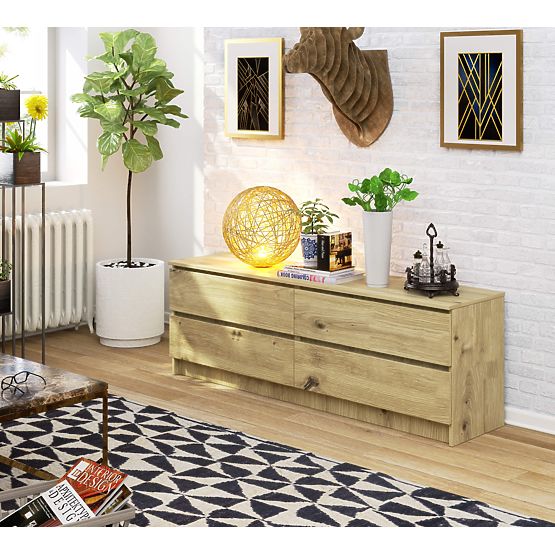 COMODĂ K160 4SZ CLP PK STEJAR ARTISAN