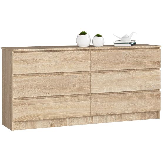 COMODĂ K160 6SZ CLP PK STEJAR SONOMA