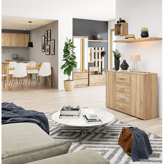 COMODĂ K45 PK STEJAR SONOMA