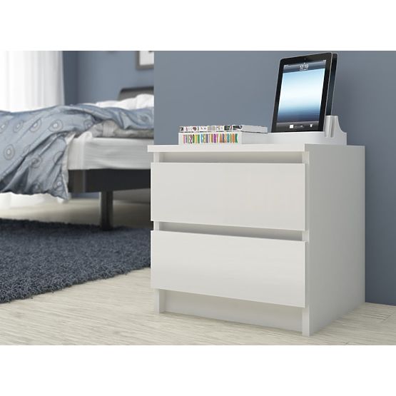COMODĂ K60 2SZ CLP PK ALBĂ
