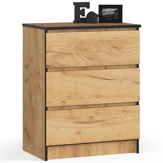 COMODĂ K60 3SZ CLP PK STEJAR CRAFT