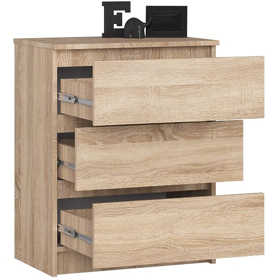COMODĂ K60 3SZ CLP PK STEJAR SONOMA