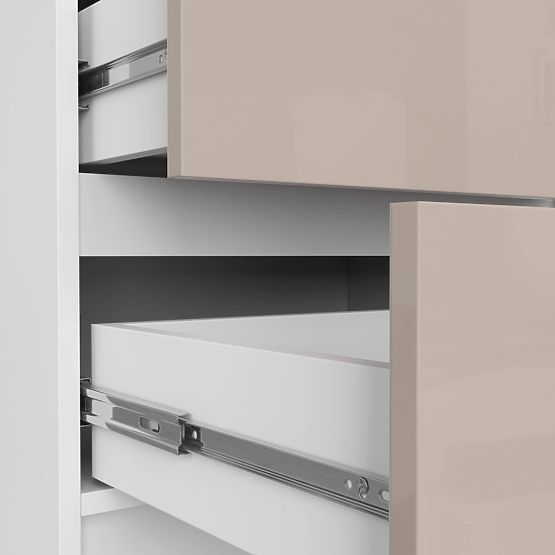 COMODĂ K60 5SZ CLP PK CAPPUCCINO LUCIOASĂ