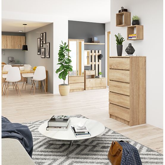 COMODĂ K60 5SZ CLP PK STEJAR SONOMA