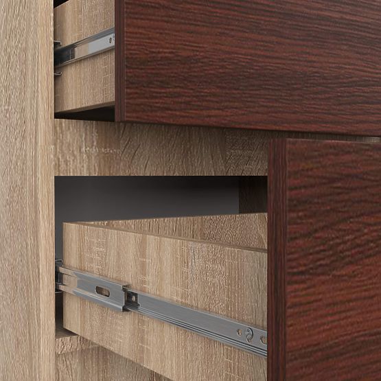 COMODĂ K60 5SZ CLP PK STEJAR SONOMA / WENGE