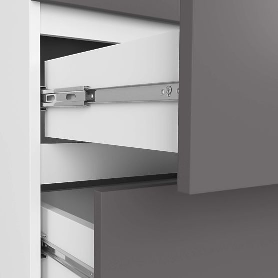 COMODĂ K60 6SZ CLP PK ALBĂ / GRI