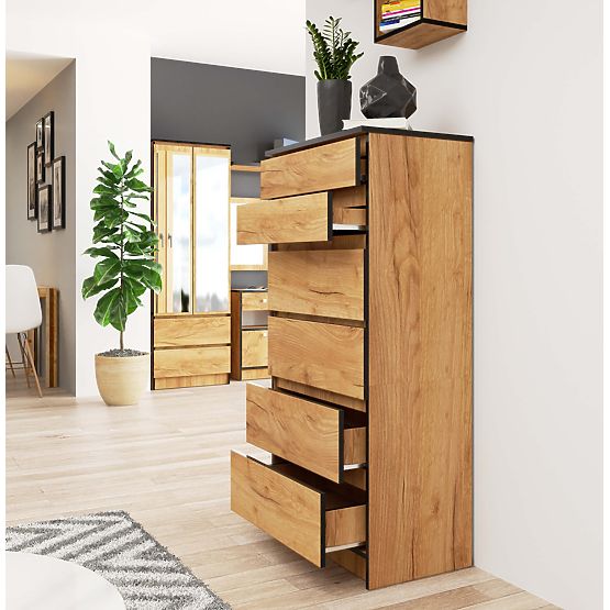 COMODĂ K60 6SZ CLP PK STEJAR CRAFT