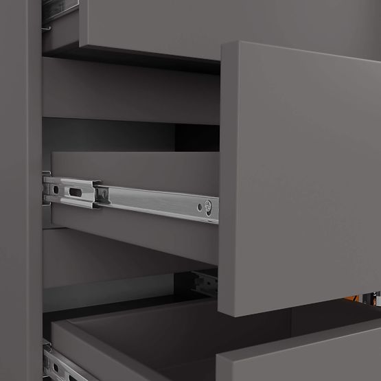 COMODĂ K80 1D 5SZ PK GRAFIT GRI