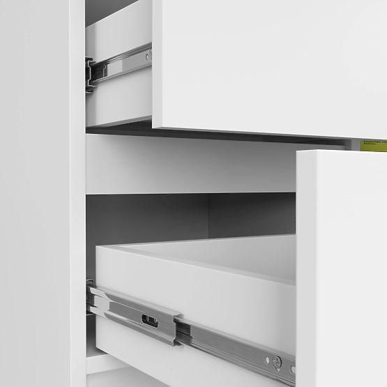 COMODĂ K80 JERRY 1D 3SZ PK ALBĂ