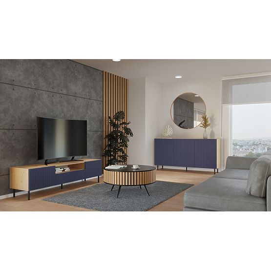 Comodă KAMA 3D SLIM ARISAN GRANAT