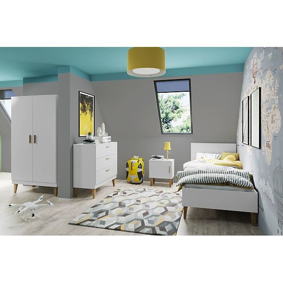 Comodă KUBI - albă