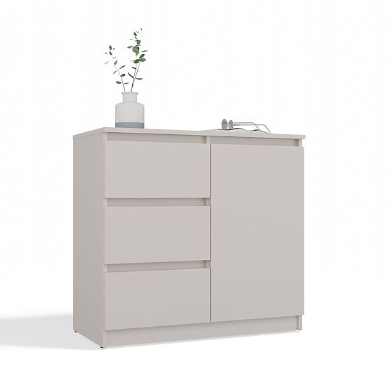 Comodă Malwa 1D3S CAȘMIR BEJ