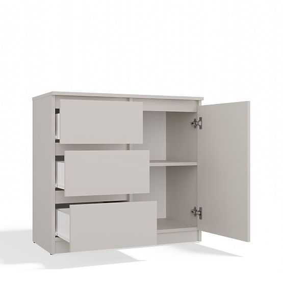 Comodă Malwa 1D3S CAȘMIR BEJ