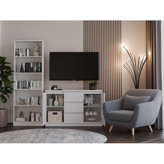 Comodă Malwa 2D3S BIAŁY