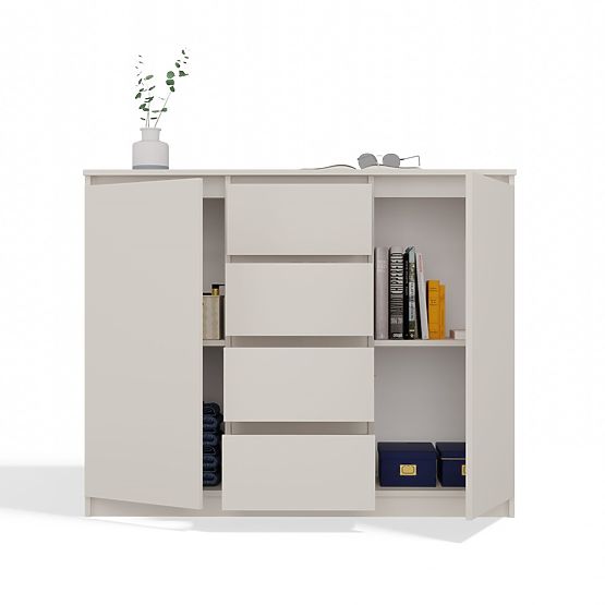 Comodă Malwa 2D4S 120 CAȘMIR BEJ