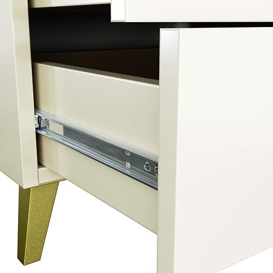 COMODĂ MOBI K-06 CAȘMIR AURIU