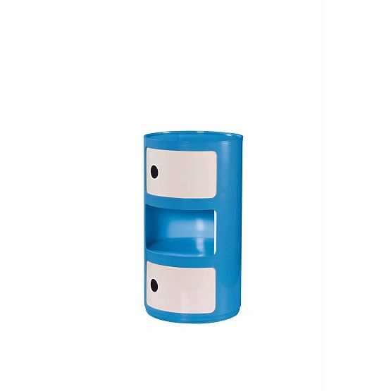 Container și masă de scris ALF albastră