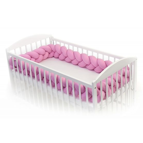 Mantinel împletit 360 cm - roz