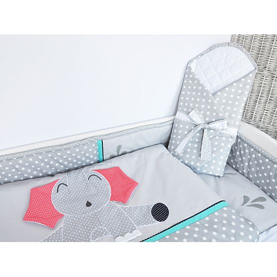 copii 2-dílné lenjerie Slonik gri