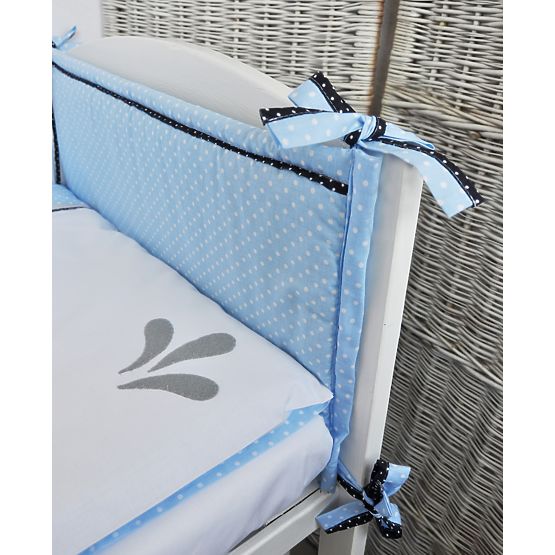 copii 3-dílné lenjerie Slonik albastru