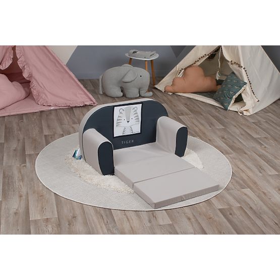 Canapea pentru copii Tigřík - gri