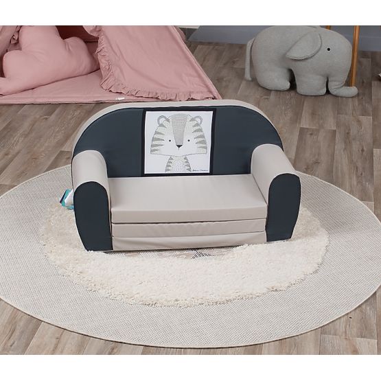 Canapea pentru copii Tigřík - gri