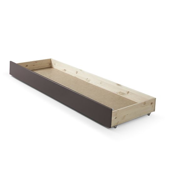 copii convertibil pat cu spate Pino - gri