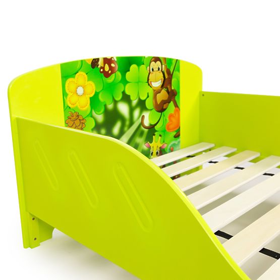 copii de lemn pat junglă