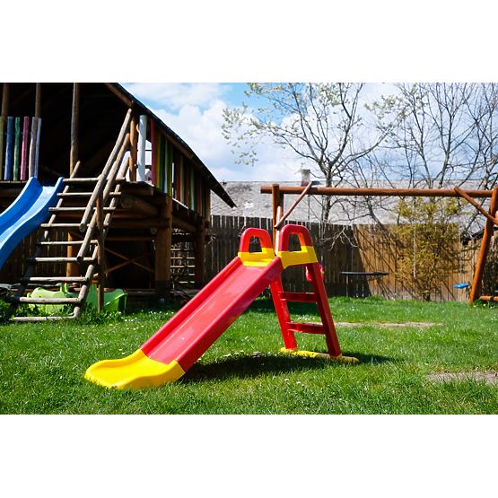 Diapozitiv pentru copii Happy 140 cm - roșu-galben