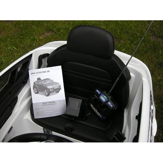 copii electric rătăcitor BMW X6 albe