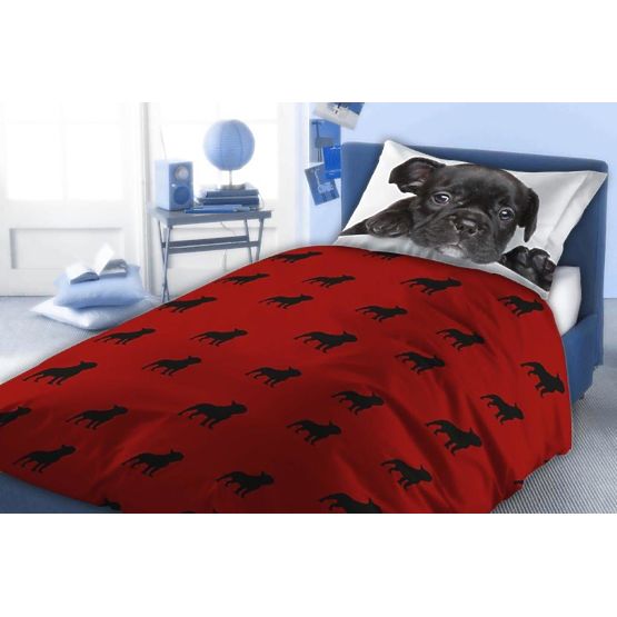 copii lenjerie franceză buldog