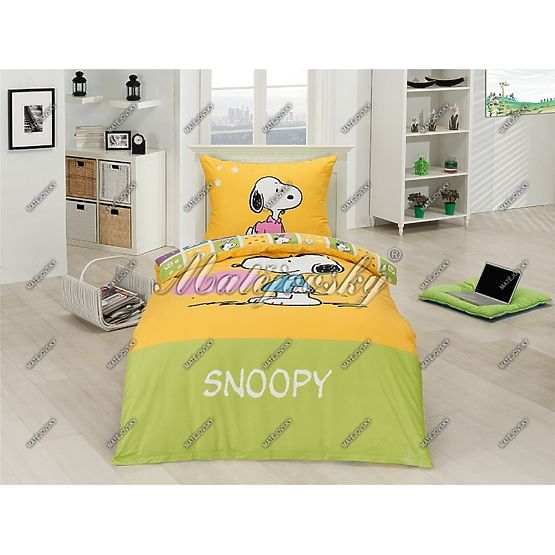 copii lenjerie Snoopy - inimă