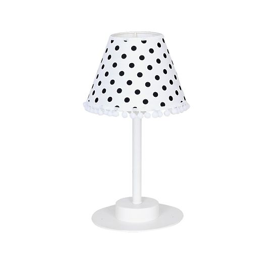 copii masă lampă negru punct