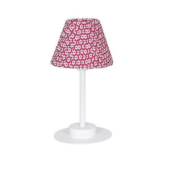 copii masă lampă roz floare