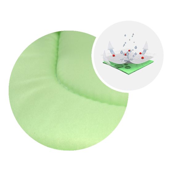 copii mese scaun mic Hugo - verde-albastru