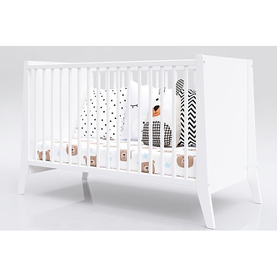 Pătuț pentru copii Cosmo 120x60 - alb