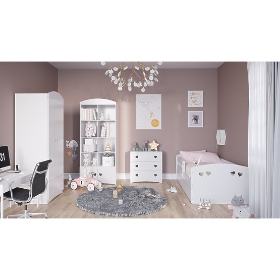 Pat de copii Julie - alb