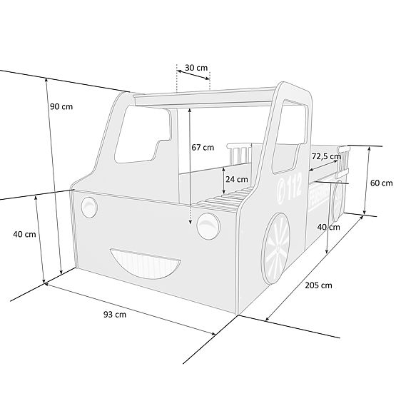 copii pat stingerea incendiilor mașină